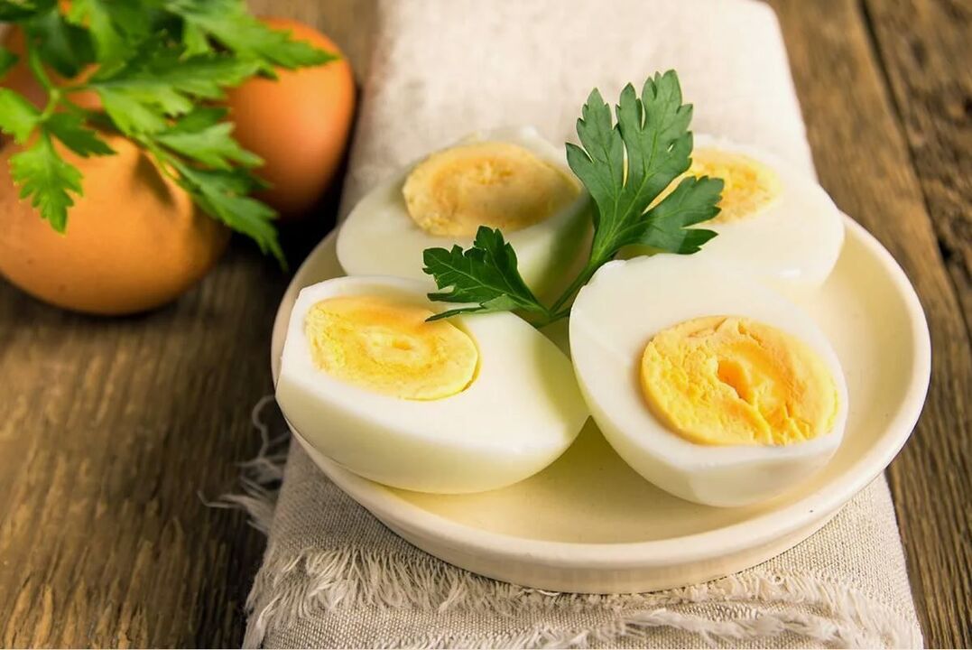 huevos duros para el desayuno